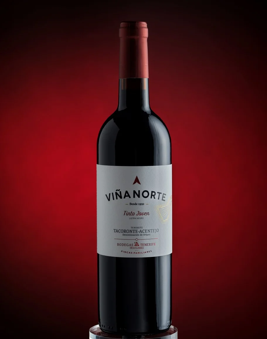 Fotografía de botella de vino Viña Norte